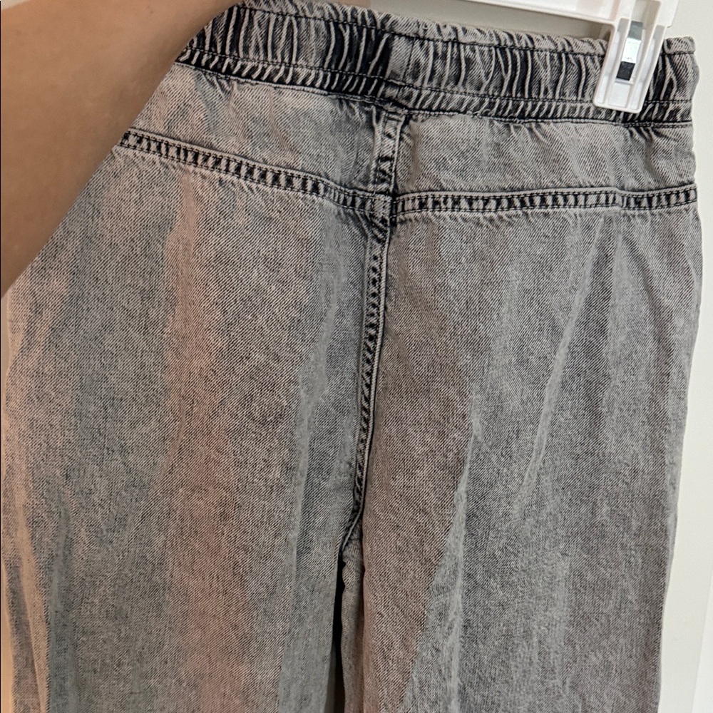 Gray Drawstring Jogger Pants - image 6